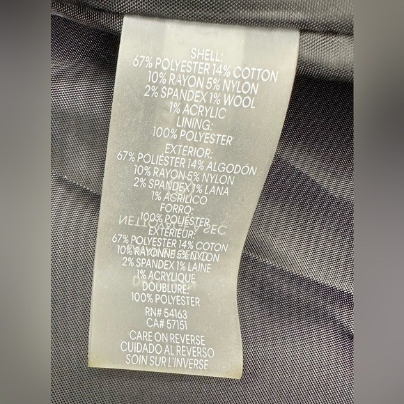 Calvin Klein NWT Wool Blend Tweed Plaid Topper Jacket Women’s Size 22W (2X) - Picture 10 of 12